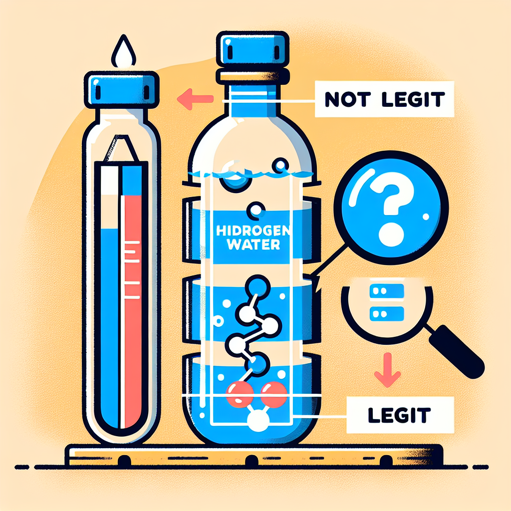 are hydrogen water bottles legit ?
